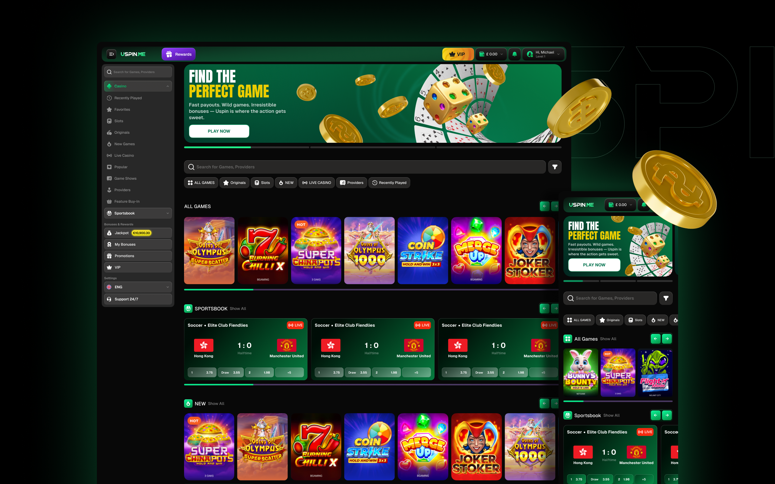 Uspin.Me — platform detail