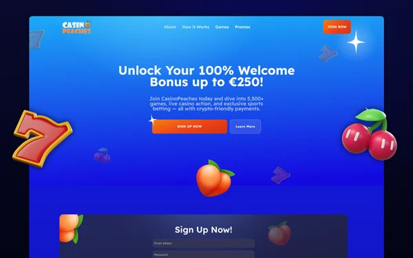 Casino Peaches design 2