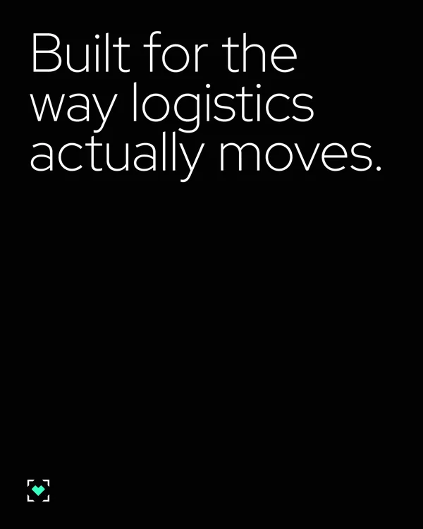 FlowShip campaign visual: Built for the way logistics actually moves