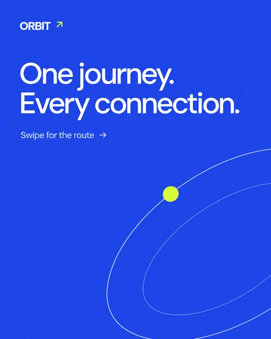 ORBIT LinkedIn document page, One journey. Every connection.