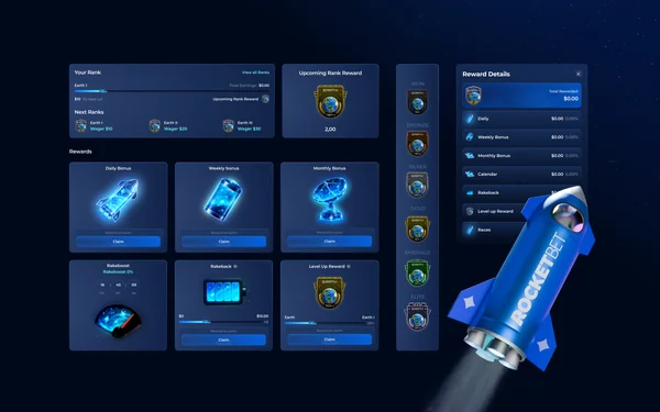 RocketBet design work